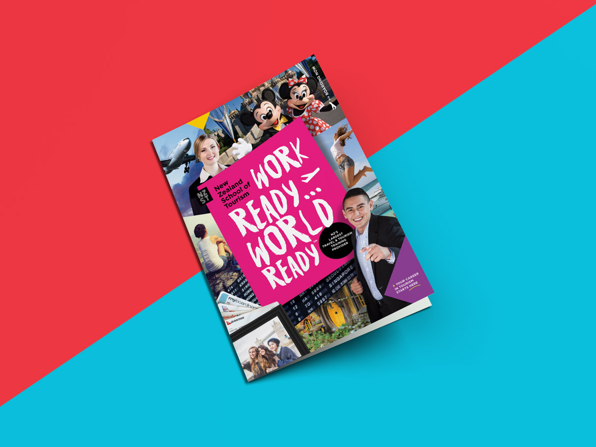 redfire-new-zealand-school-of-tourism-tertiary-training-graphic-design-marketing-brochure Redfire-NZST-Propsectus-cover-editorial-2