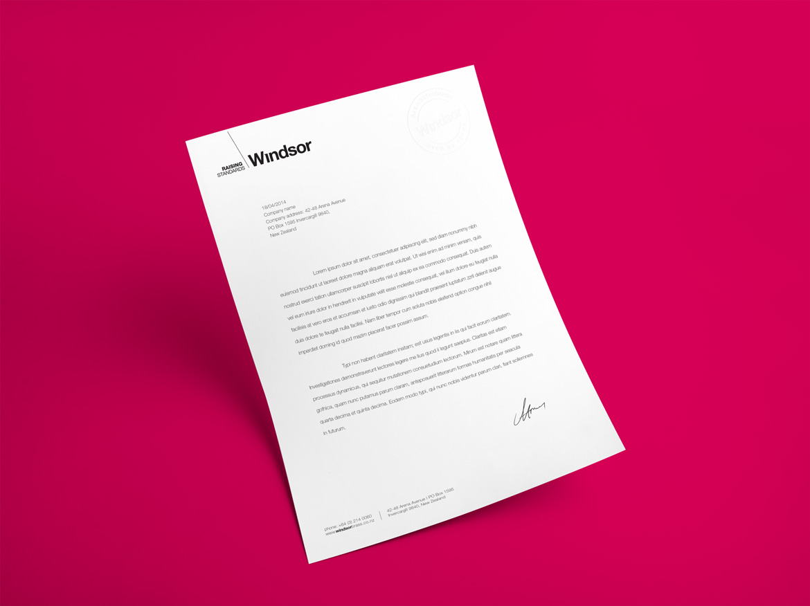 redfire-windsor-hardware-graphic-design-corporate-letterhead-nz REDFIRE_windsor_campaign_brandmarketing_photography_branding_packaging_digital_graphicdesign_advertising_brochure_designagency