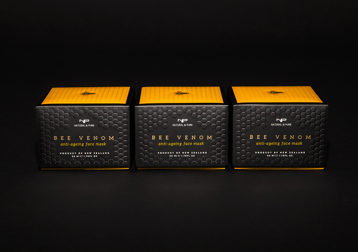 redfire-natural-and-pure-bee-venom-skincare-visual-communications-marketing-nz REDFIRE_newshine_brandmarketing_photography_branding_packaging_digital_graphicdesign_advertising_brochure_designagency