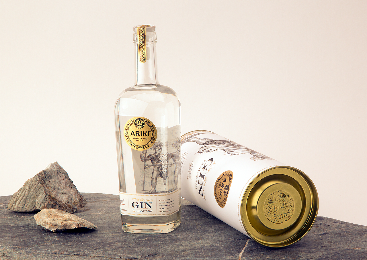 redfire-ariki-gin-alcohol-branding-packaging-design-nz REDFIRE_ariki_photography_branding_packaging_digital_graphicdesign_advertising_brochure_designagency