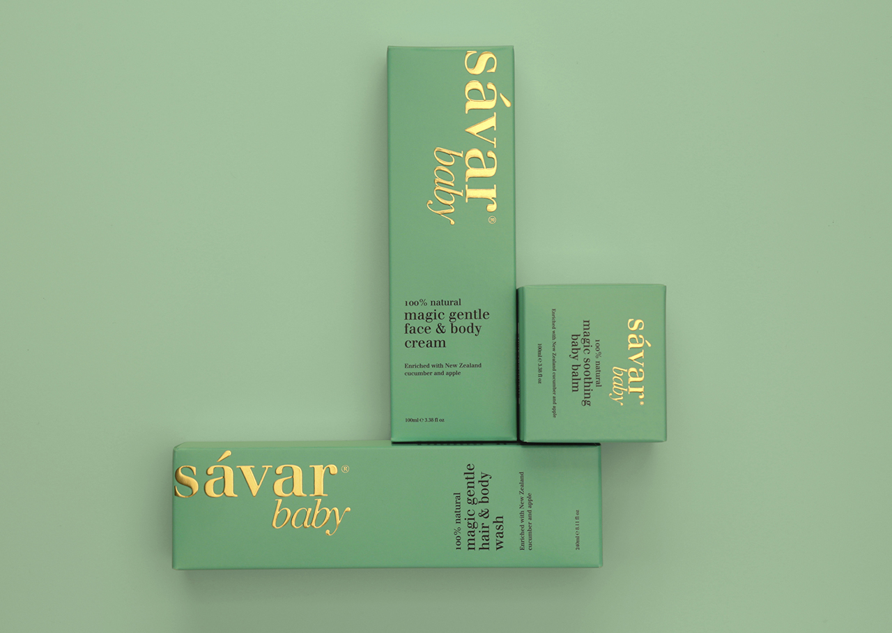 redfire-savar-baby-skincare-packaging-design-logo-nz REDFIRE_savar_photography_branding_packaging_digital_graphicdesign_advertising_brochure_designagency
